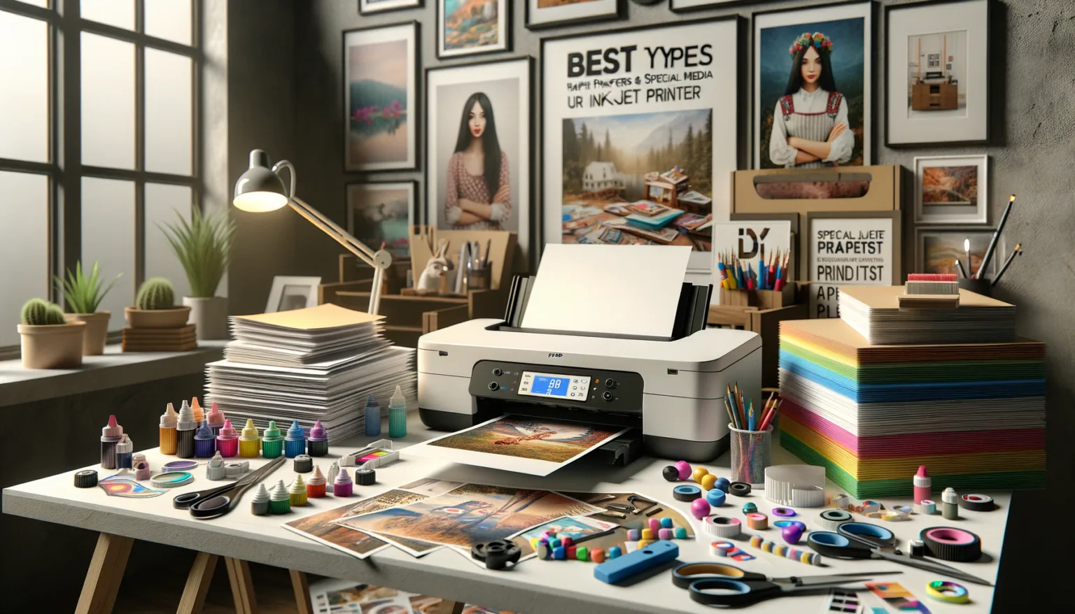 Beste Papiersorten und Spezialmedien fuer DIY-Druckprojekte mit Tintenstrahldruckern