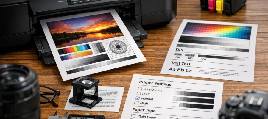 Druckqualitaet verbessern: Einstellungen bei Tintenstrahldruckern verstehen