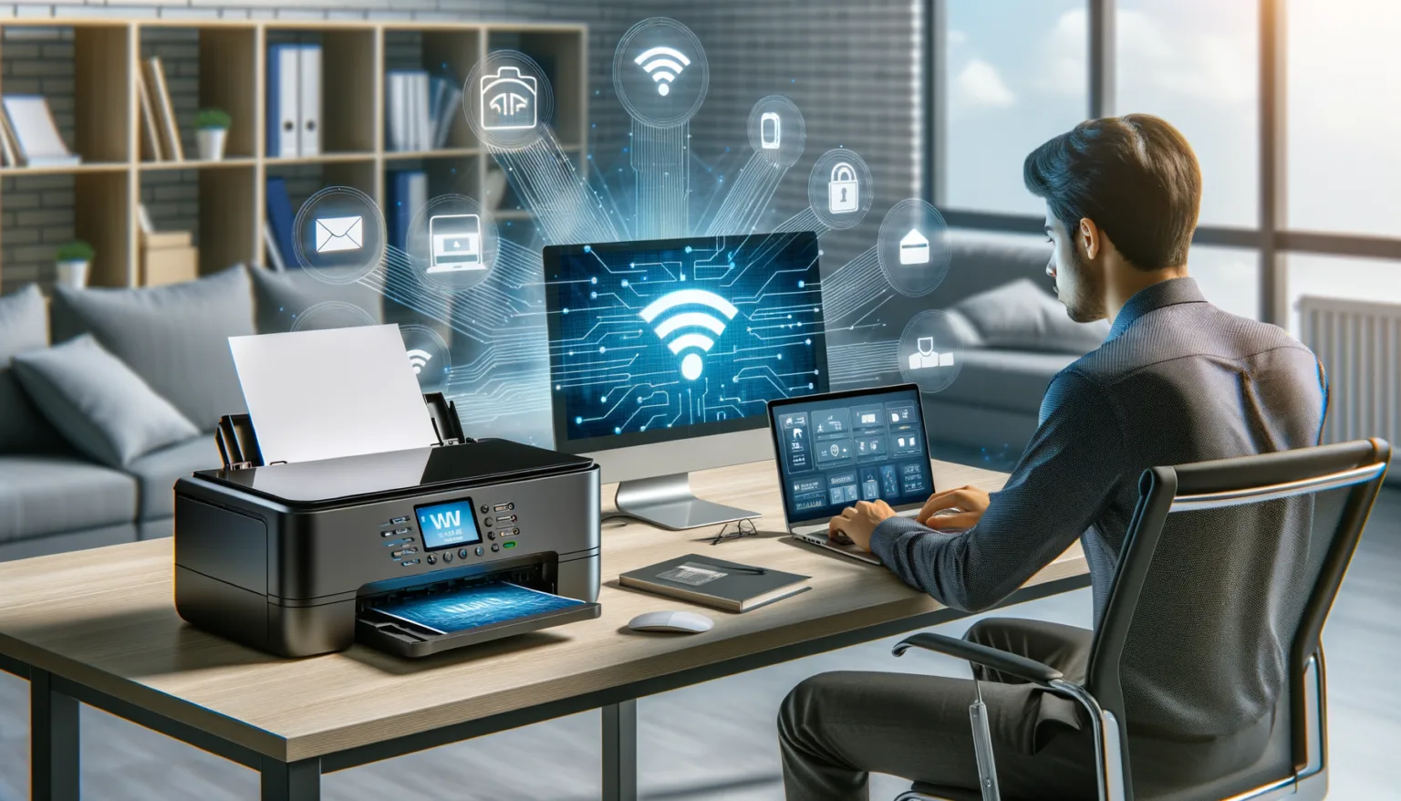 Netzwerk- und WLAN-Verbindung mit Tintenstrahldruckern herstellen