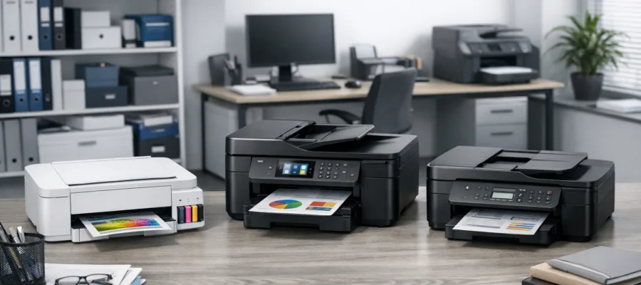 Welche Tintenstrahldrucker sind ideal fuers Buero? Ueberblick und Empfehlungen