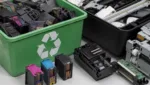 Recycling von Tintenpatronen und Druckerkomponenten bei Tintenstrahldruckern